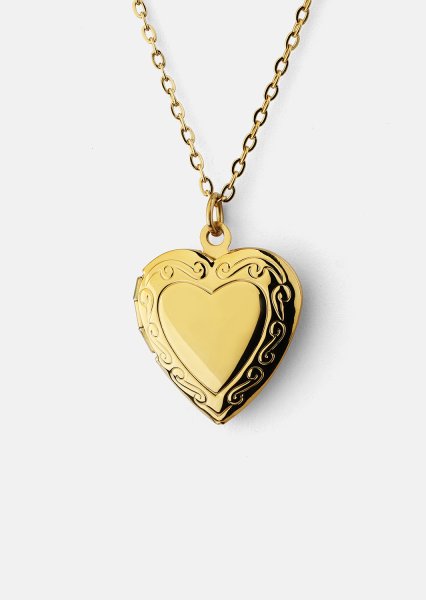 Naszyjnik Golden Heart Mini - 18k Pozłacany