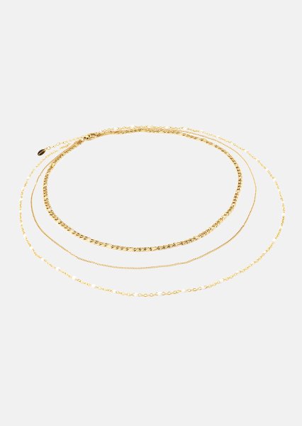 Naszyjnik Layered Elegance - 18k Pozłacany