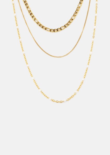 Naszyjnik Layered Elegance - 18k Pozłacany