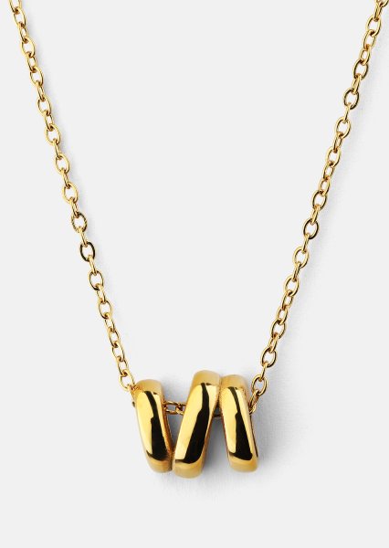 Naszyjnik W-Twist – 18k Pozłacany