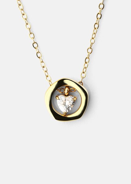 Naszyjnik Golden Heart – 18k Pozłacany