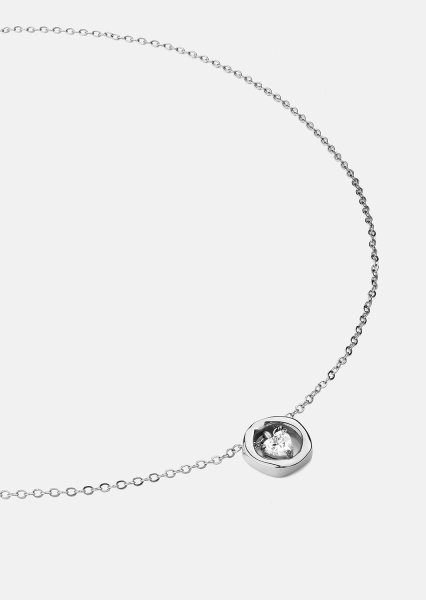 Naszyjnik Silver Heart – Posrebrzany