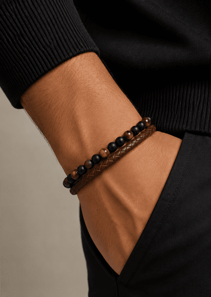 Bransoletka skórzana Luxe Tangle