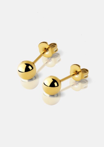 Timeless Orb Earrings - 18k Gold Plated