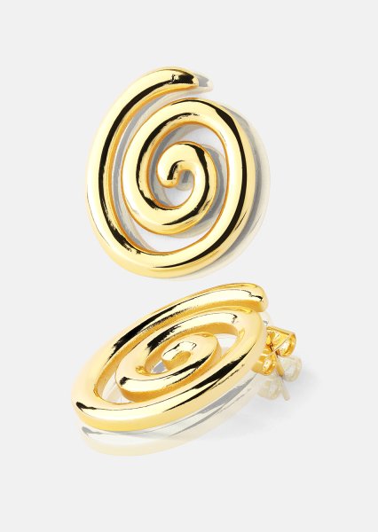Resin Kolczyk - 18k Pozłacany