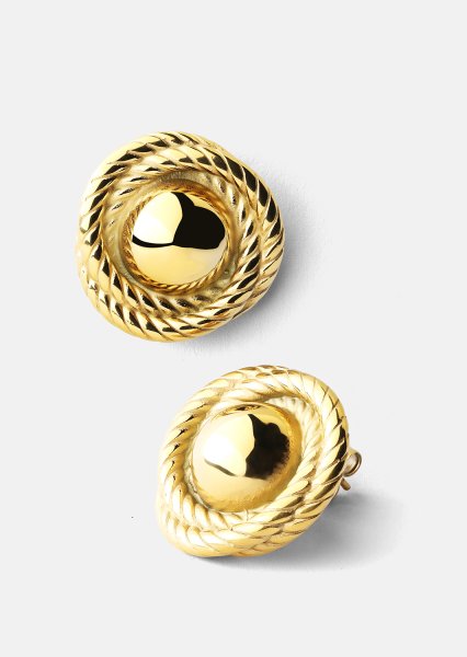 Kolczyk Regal Twist - 18k Pozłacany