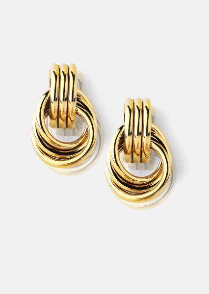 Kolczyk Unity Loop - 18k Gold Plated