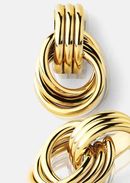 Kolczyk Unity Loop - 18k Gold Plated