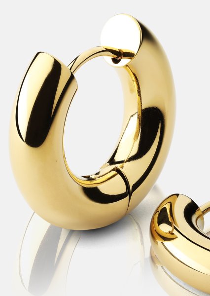 Kolczyki Bold Glow – 18k Pozłacane