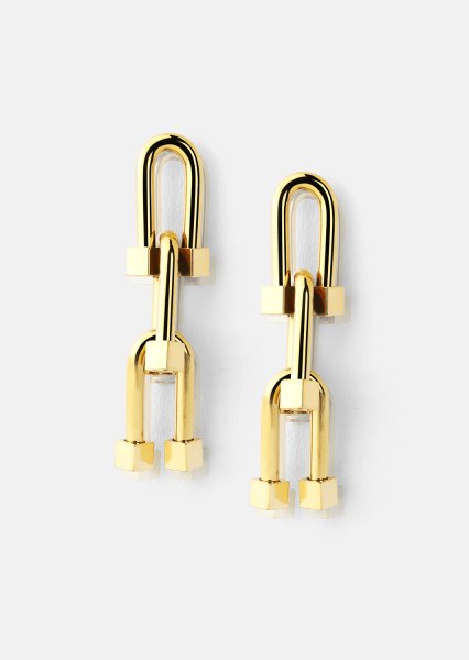 Kolczyki Link Luxe – 18k Pozłacane