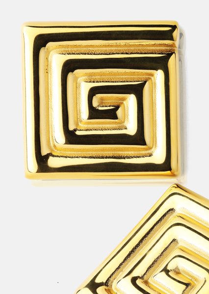 Kolczyk Geometric Glow - 18k Gold Plated