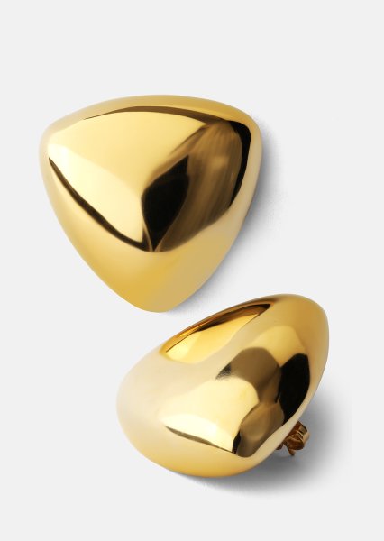 Kolczyki Bold Curve – 18k Pozłacane