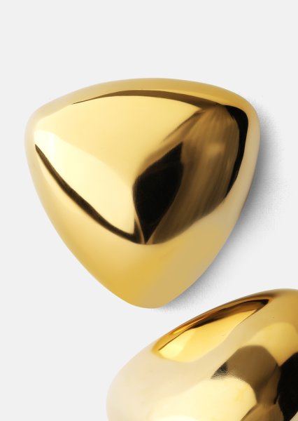Kolczyki Bold Curve – 18k Pozłacane