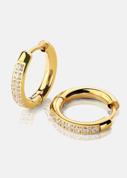 Kolczyki Golden Spark – 18k Pozłacane