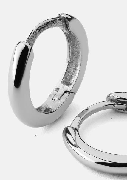 Kolczyki Mini Hoops - Posrebrzane