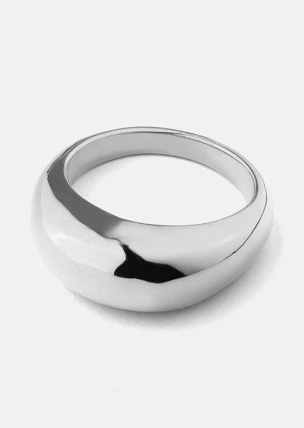 Golden Bold Pierścionek - Posrebrzany