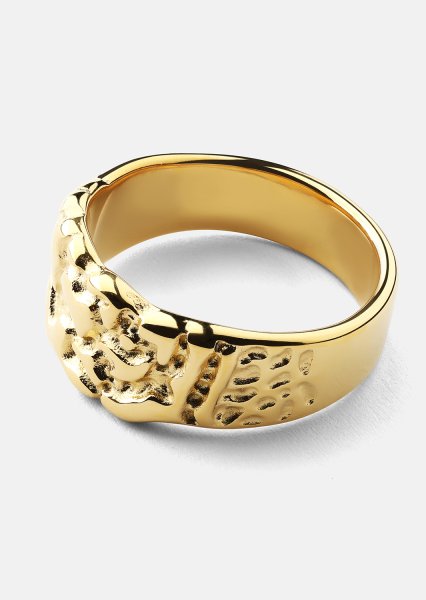 Eterna Pierścionek - 18k Pozłacany
