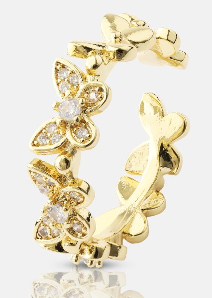 Pierścionek Flutter – 18k Gold Plated
