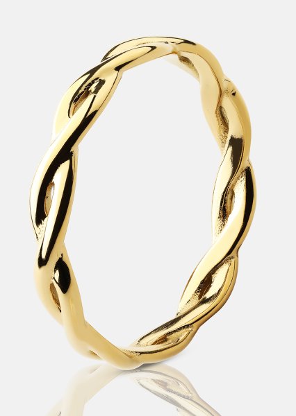 Aurora Gold Pierścionek - 18k Pozłacany