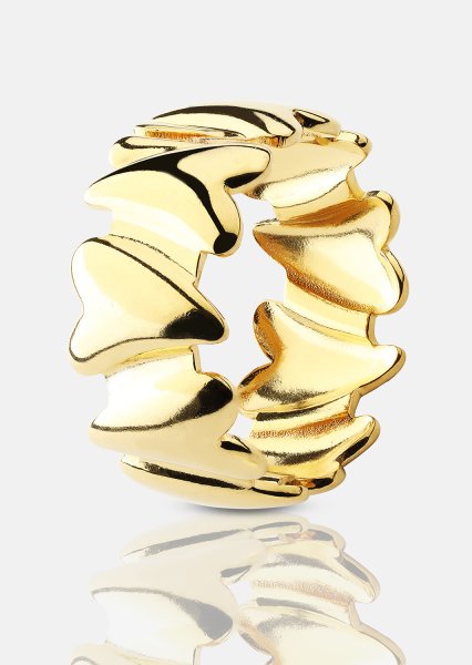 Pierścionek Heartglow - 18k Gold Plated