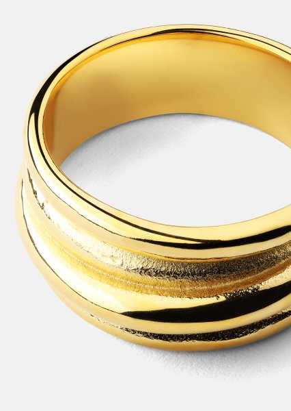 Piers´cionek Aurora Bold - 18K Pozłacany