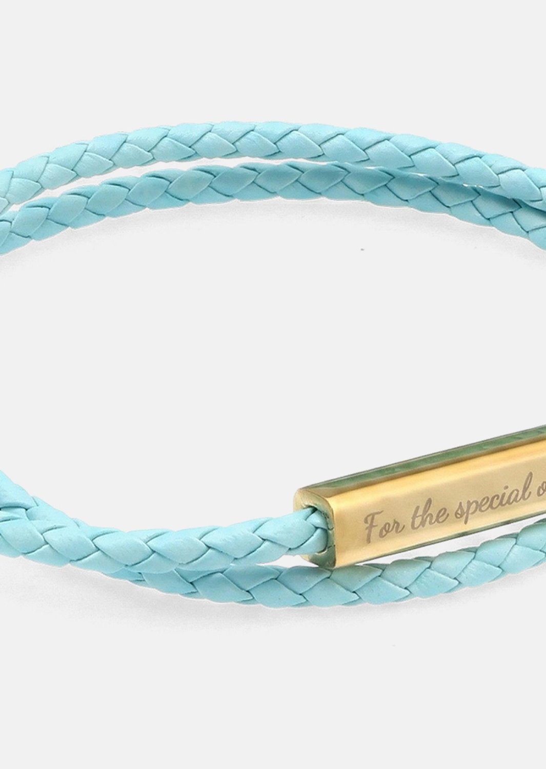 Bransoletka skórzana Azure Charm