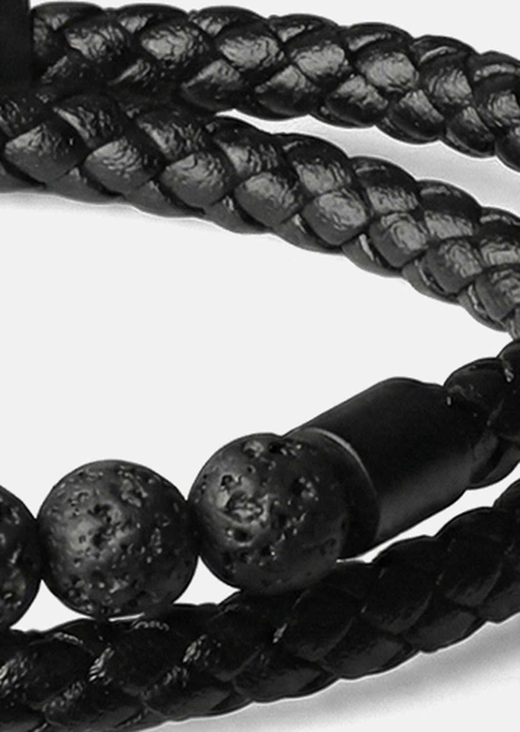 Bransoletka skórzana Obsidian Grip