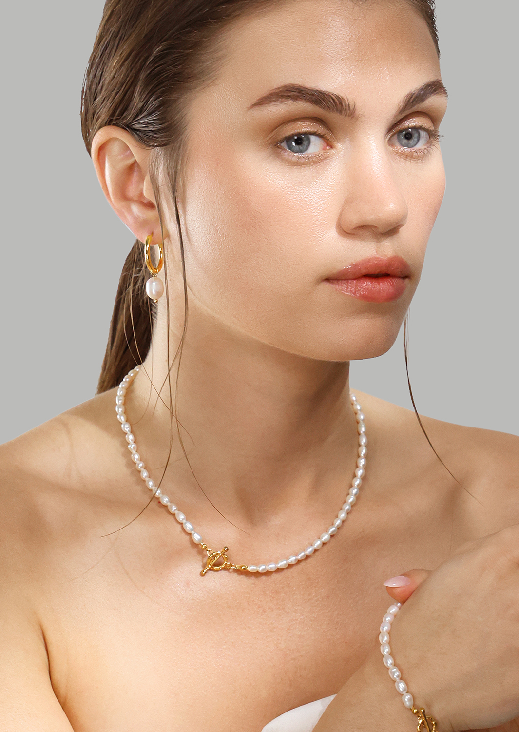 Bransoletka Classic Pearl - 18k Gold Plated