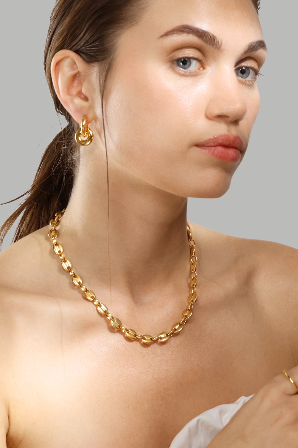 Naszyjnik Bold Chain - 18k Gold Plated