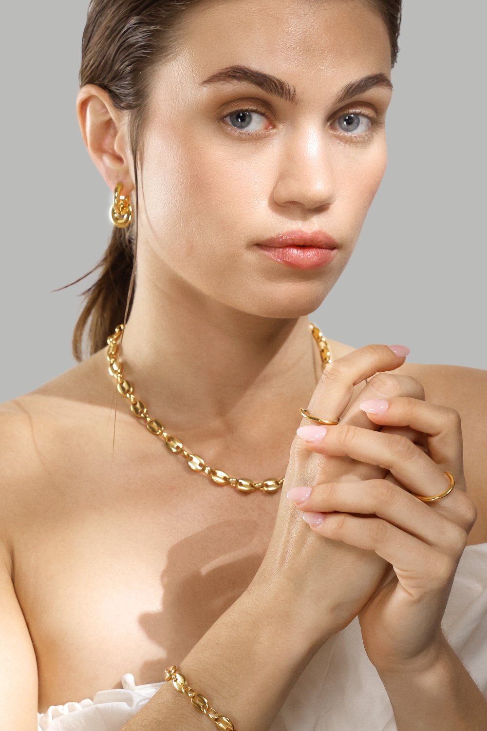 Naszyjnik Bold Chain - 18k Gold Plated