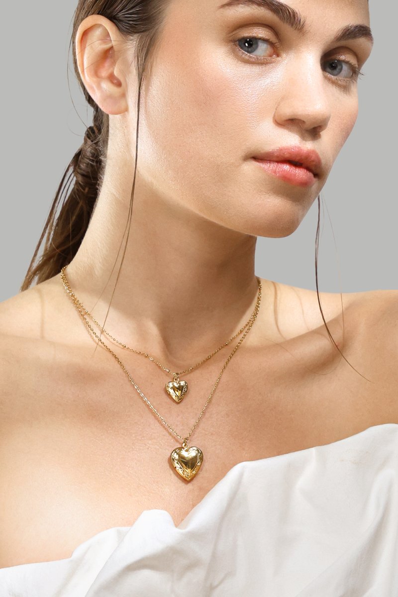 Naszyjnik Golden Heart Mini - 18k Pozłacany