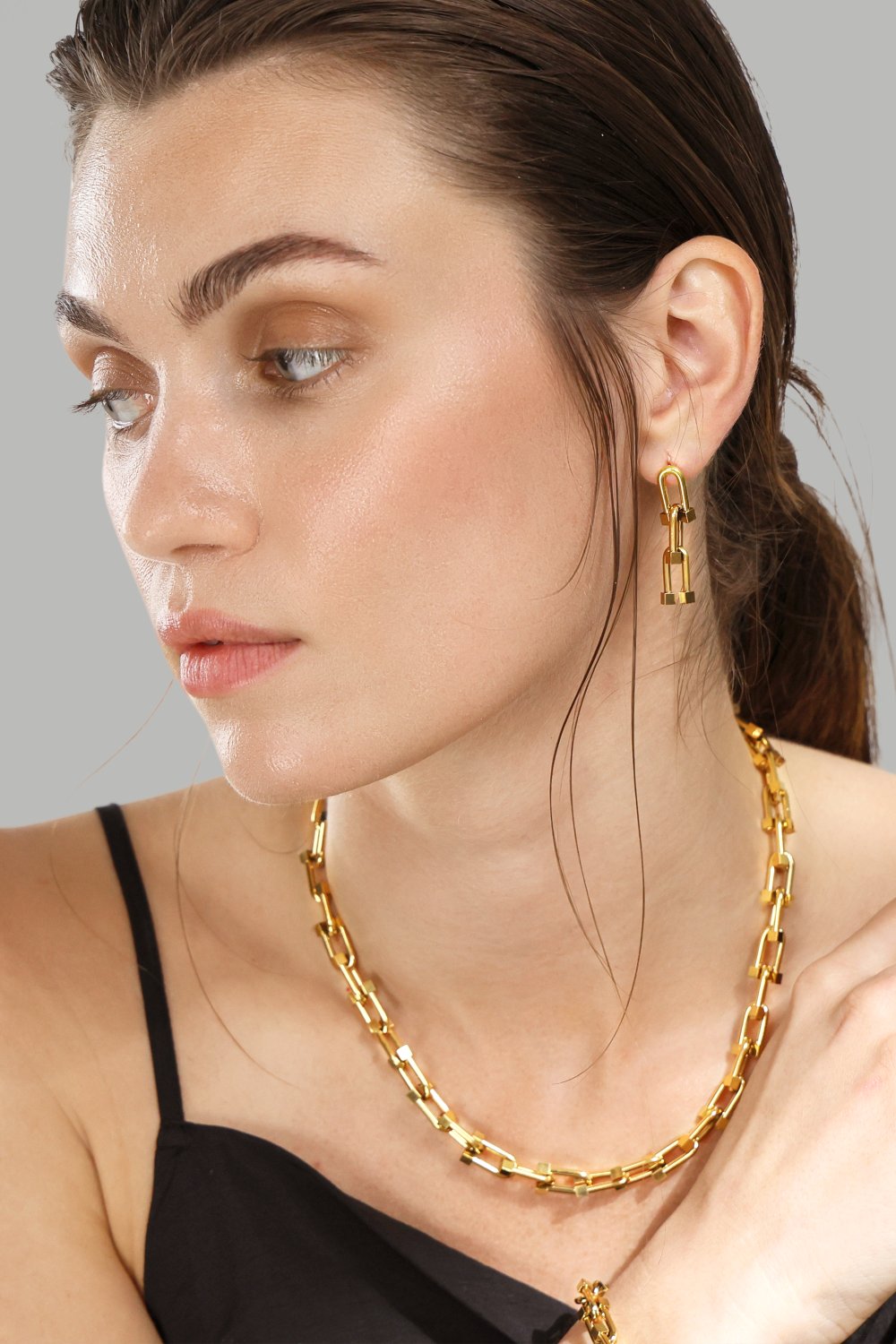Bransoletka Link Luxe - 18k Pozłacana