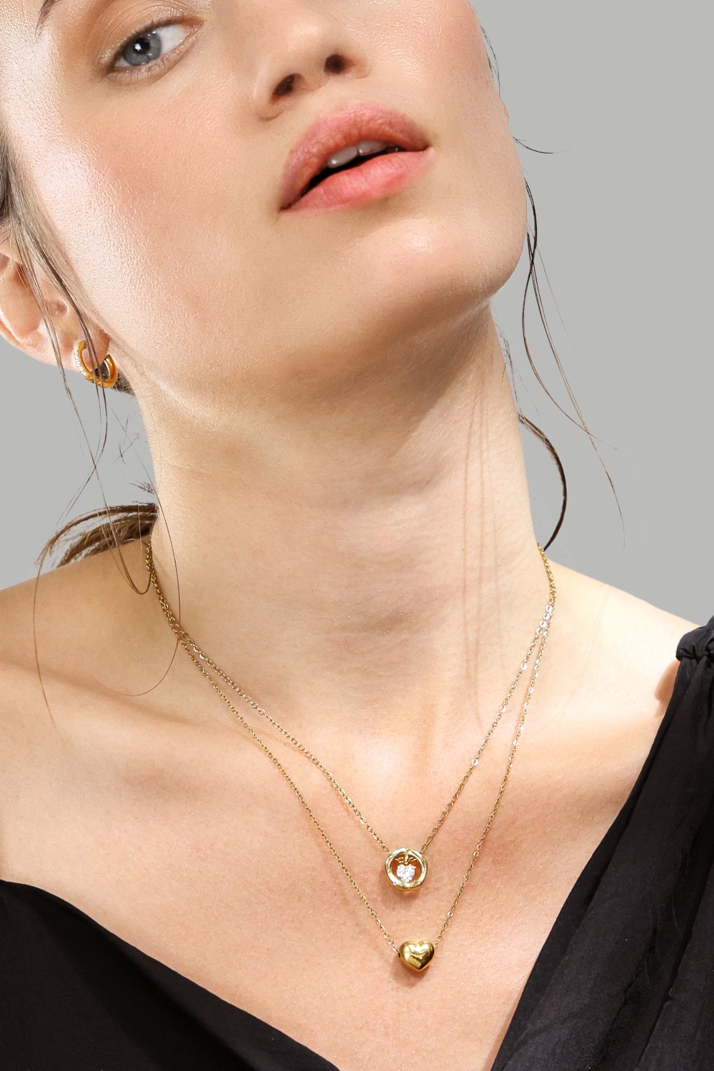 Naszyjnik Heart of Gold – 18k Pozłacany