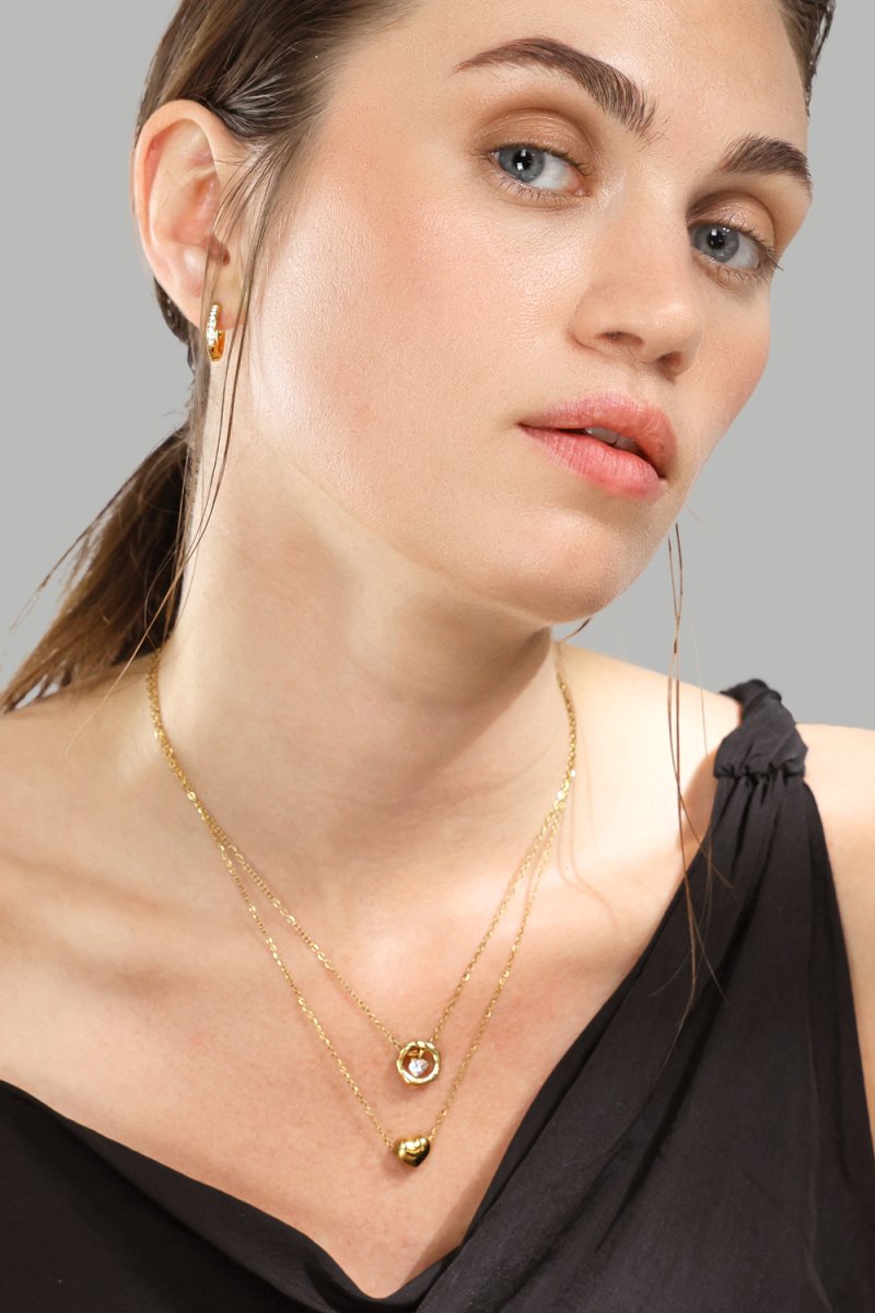 Kolczyki Golden Spark – 18k Pozłacane