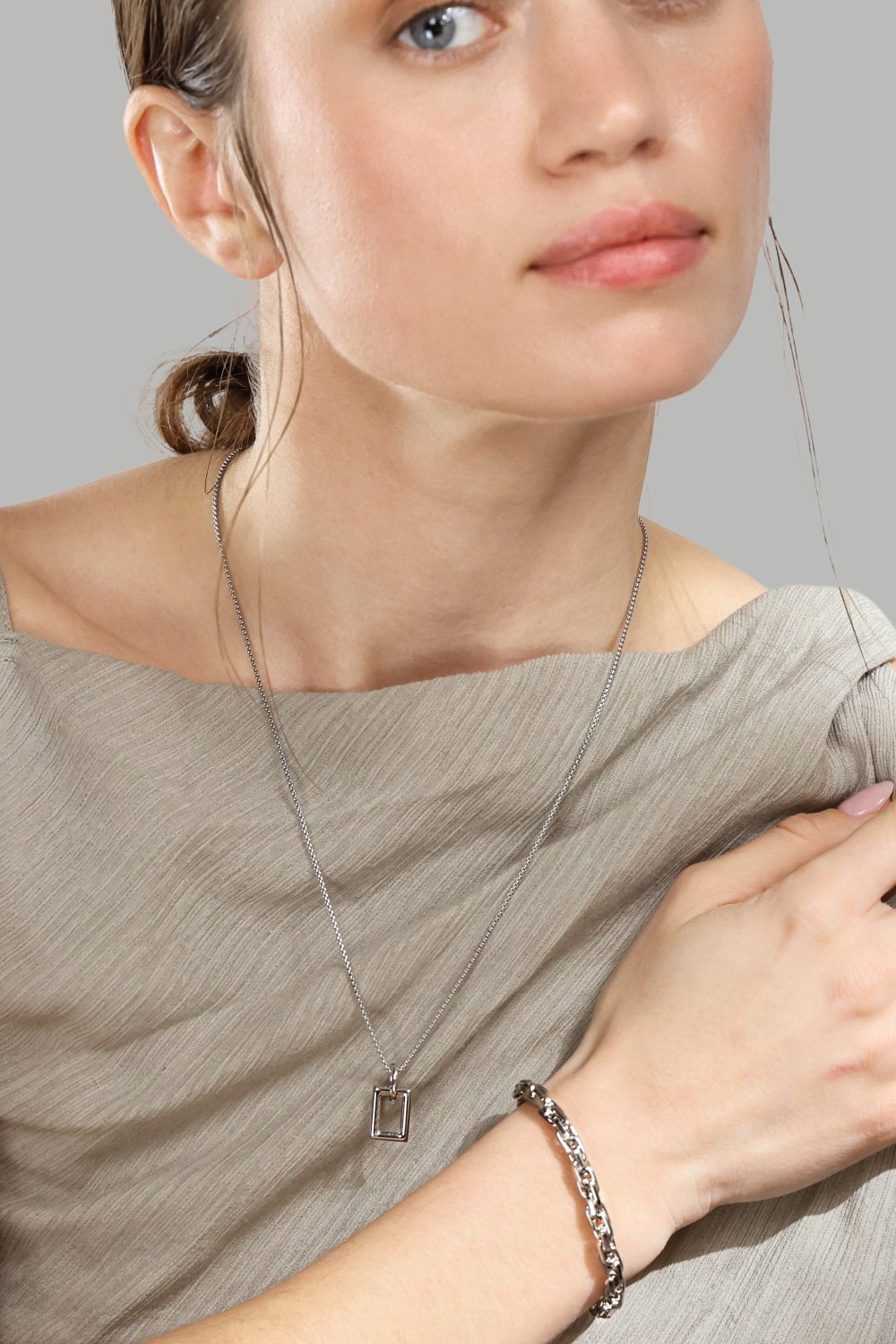Bransoletka Bold Chain – Posrebrzana