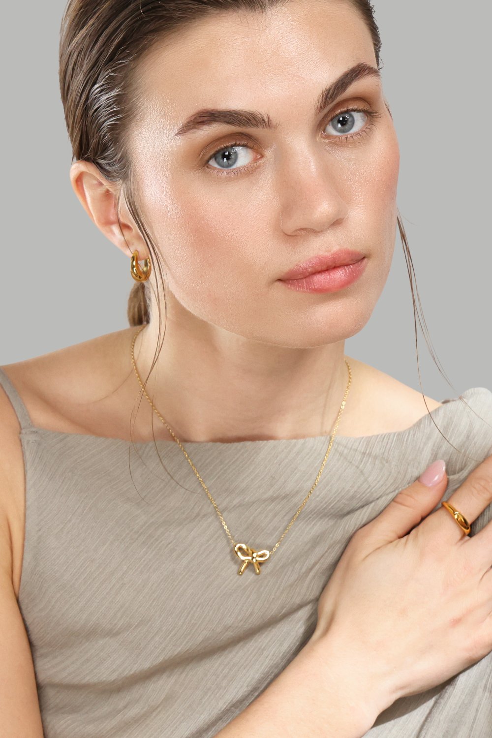 Kolczyki Bold Mini – 18k Pozłacane