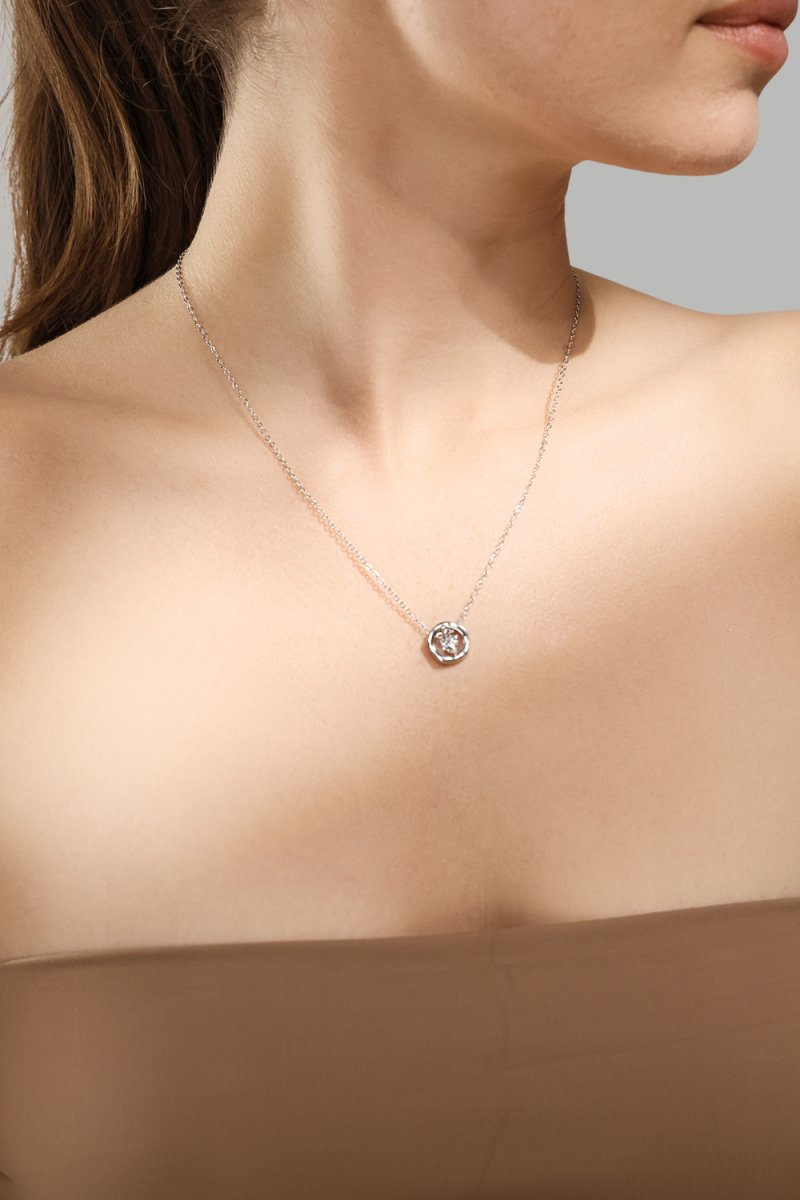 Naszyjnik Silver Heart – Posrebrzany