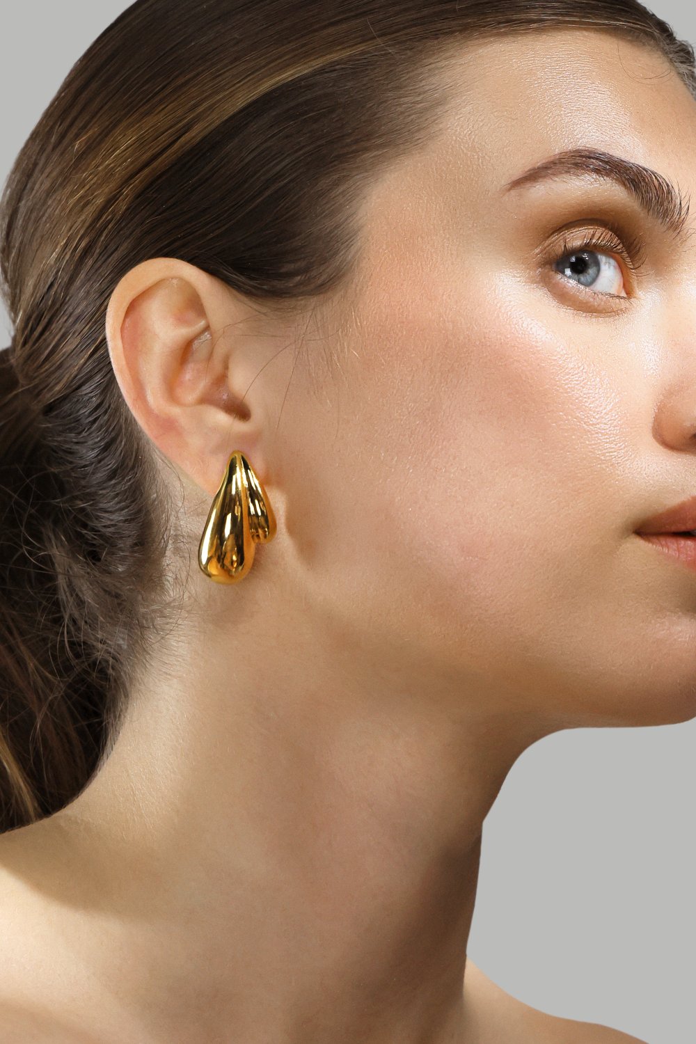 Kolczyki Gilded Drop – 18k Pozłacane