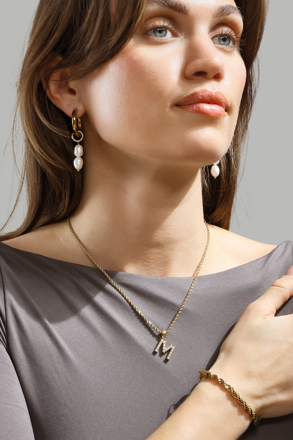 Amulet A-N Naszyjnik – 18k Gold Plated