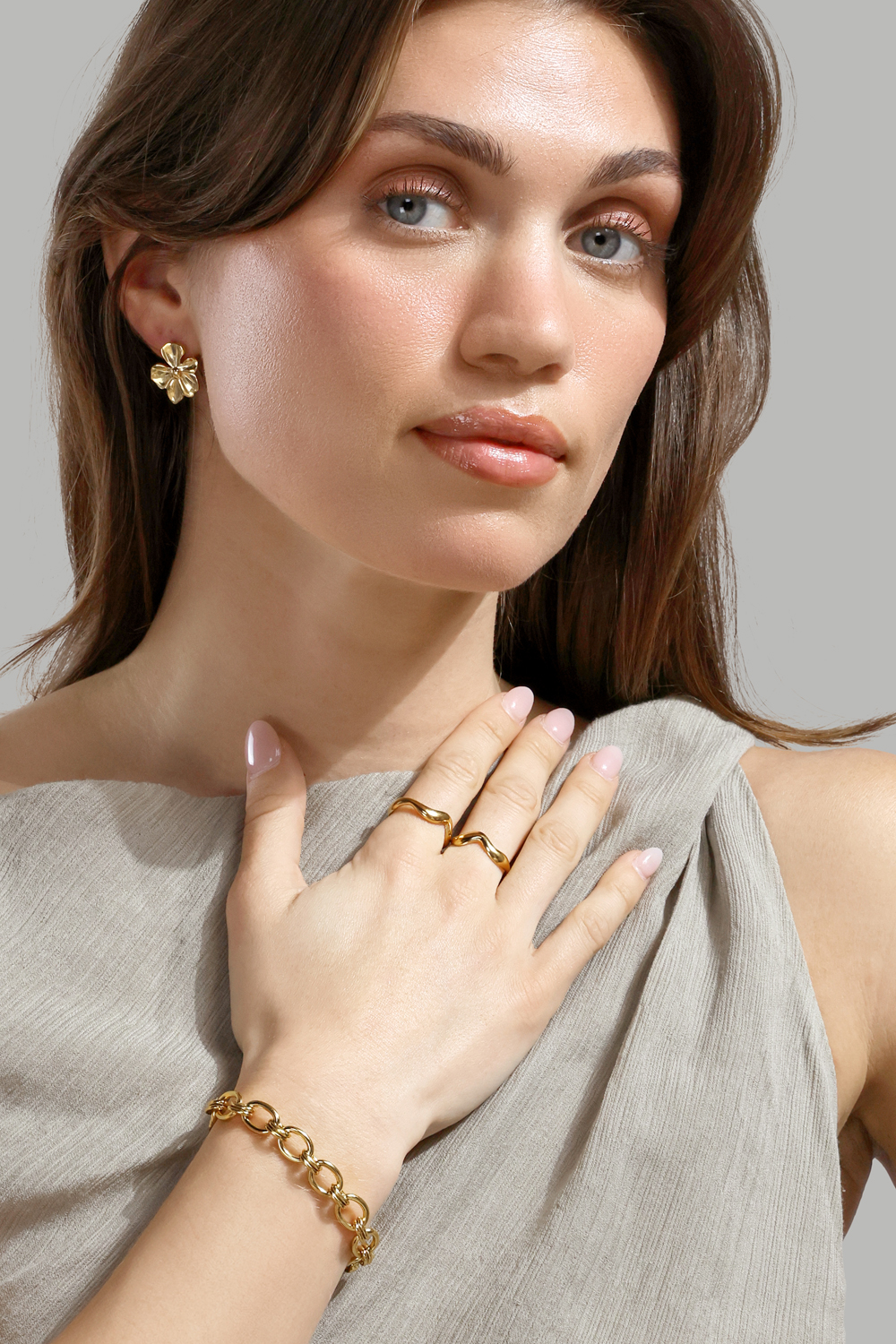 Florabella Kolczyki - 18k Gold Plated
