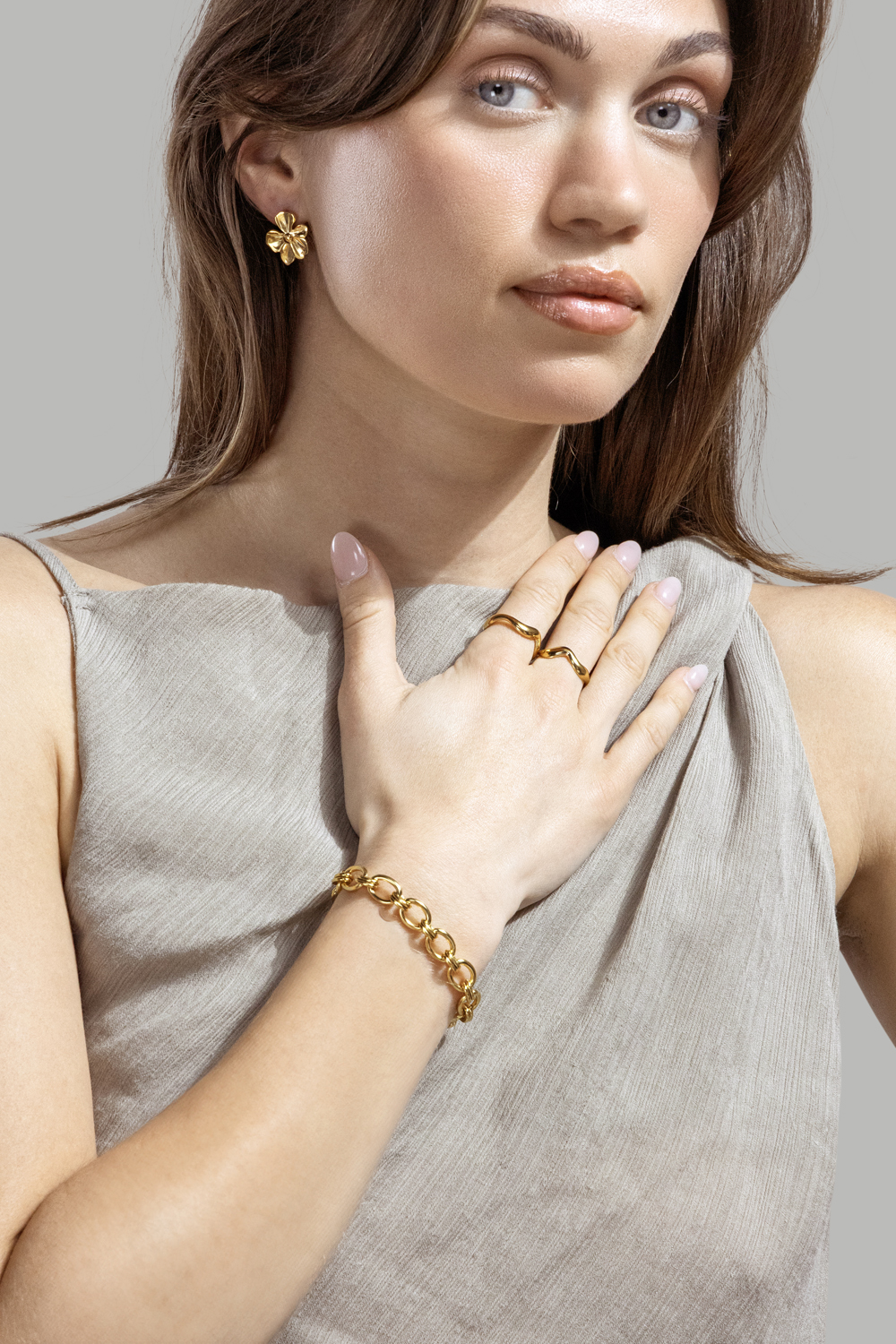 Florabella Kolczyki - 18k Gold Plated