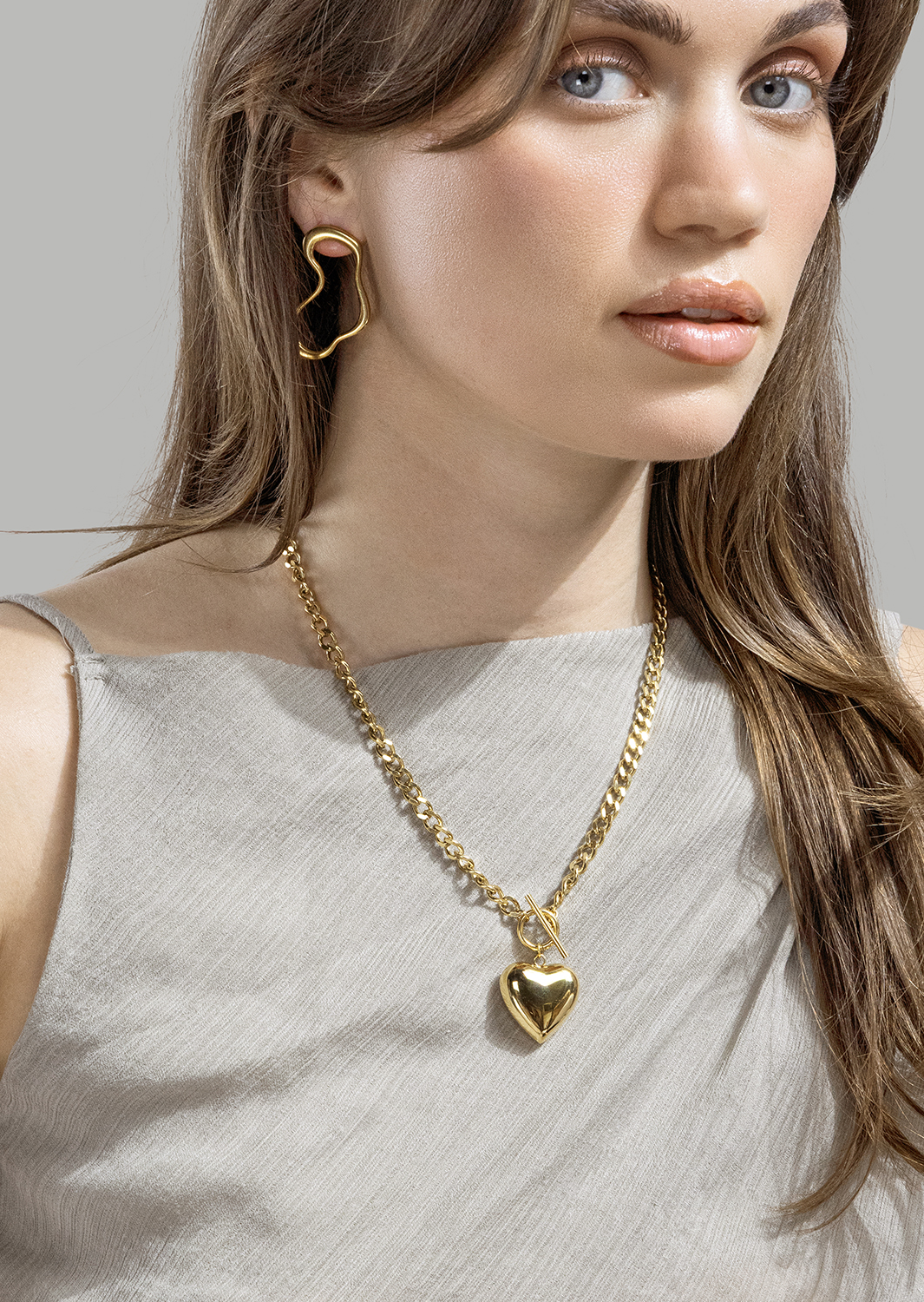 Fluid Glow Kolczyk - 18k Gold Plated