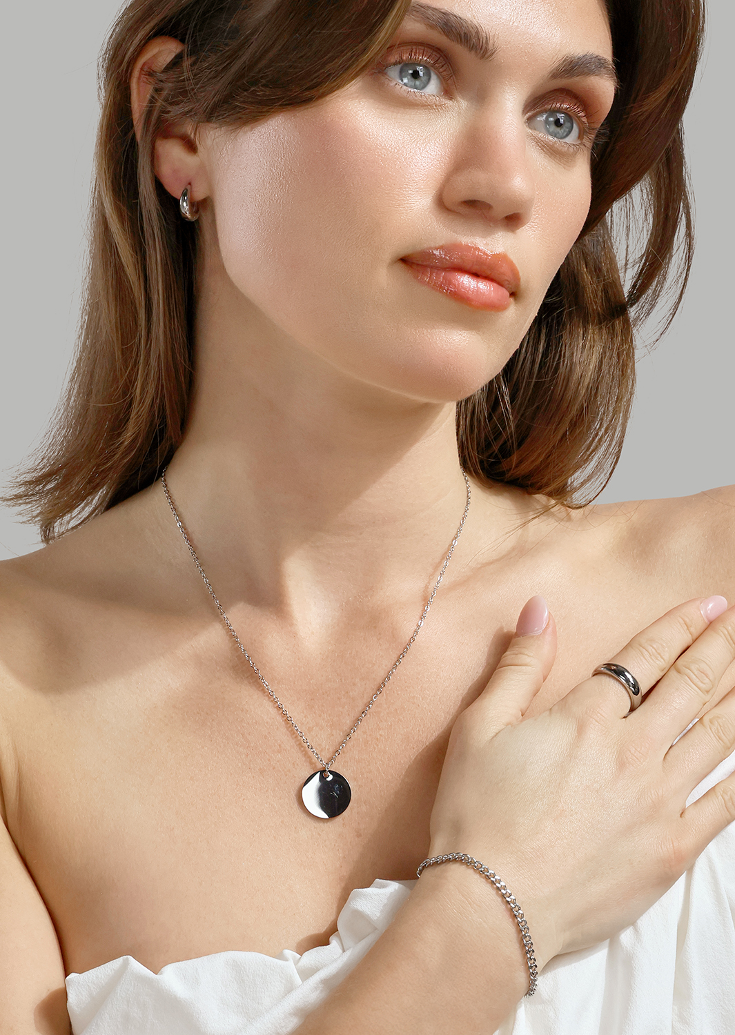 Pierścionek Harmonia - Silver Plated