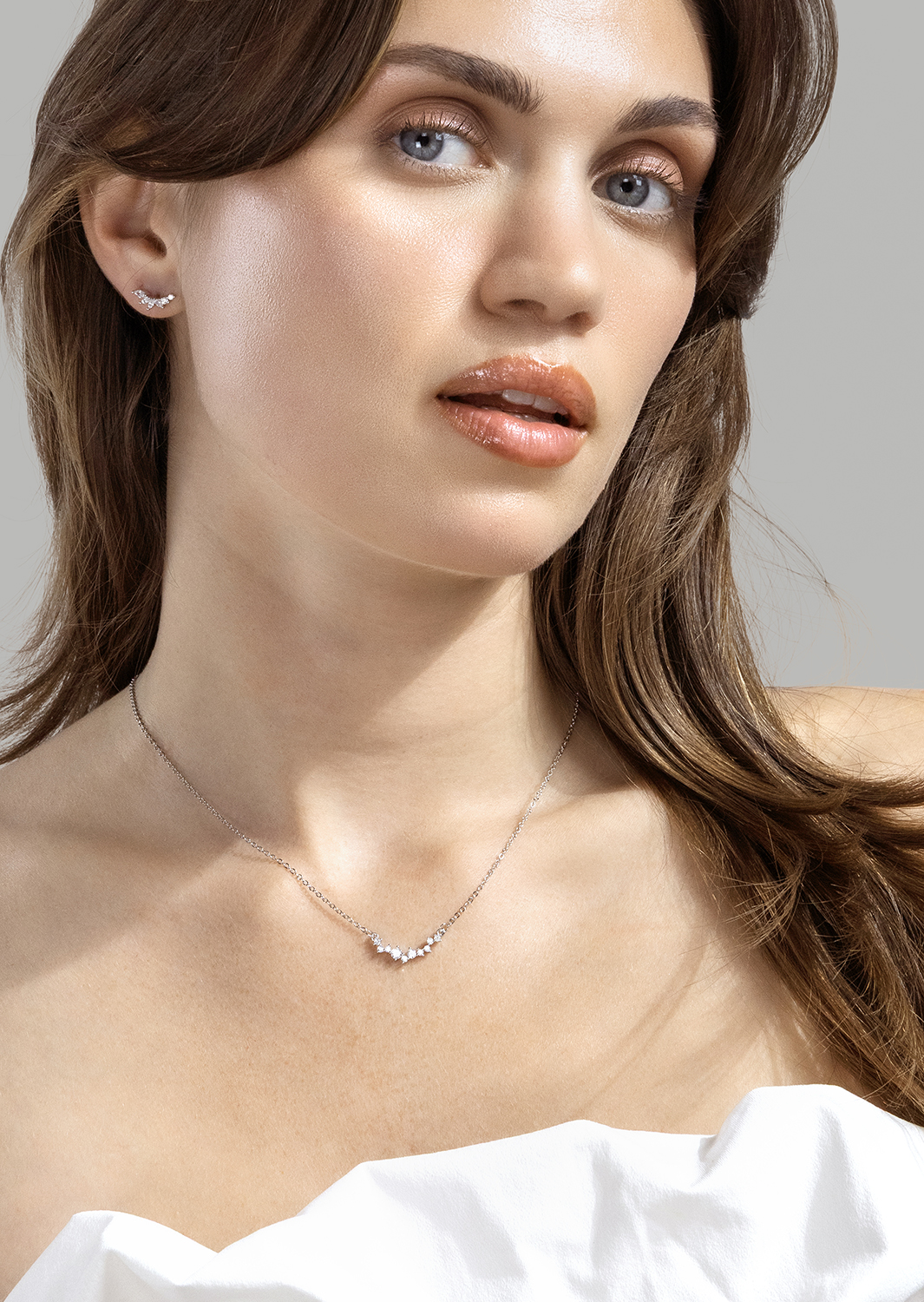 Naszyjnik Celestia - Silver Plated