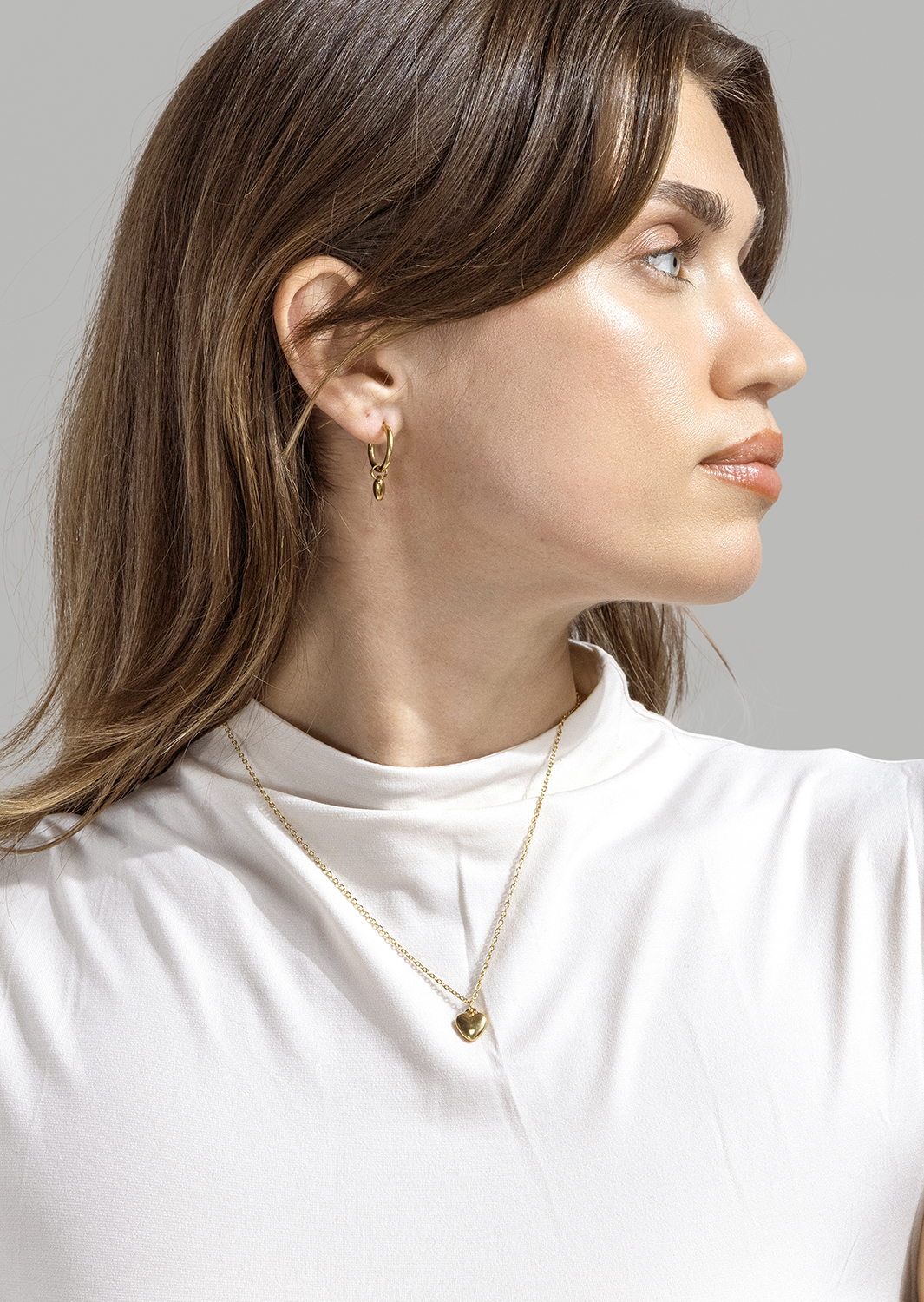 Naszyjnik Heartbeat - 18k Pozłacany