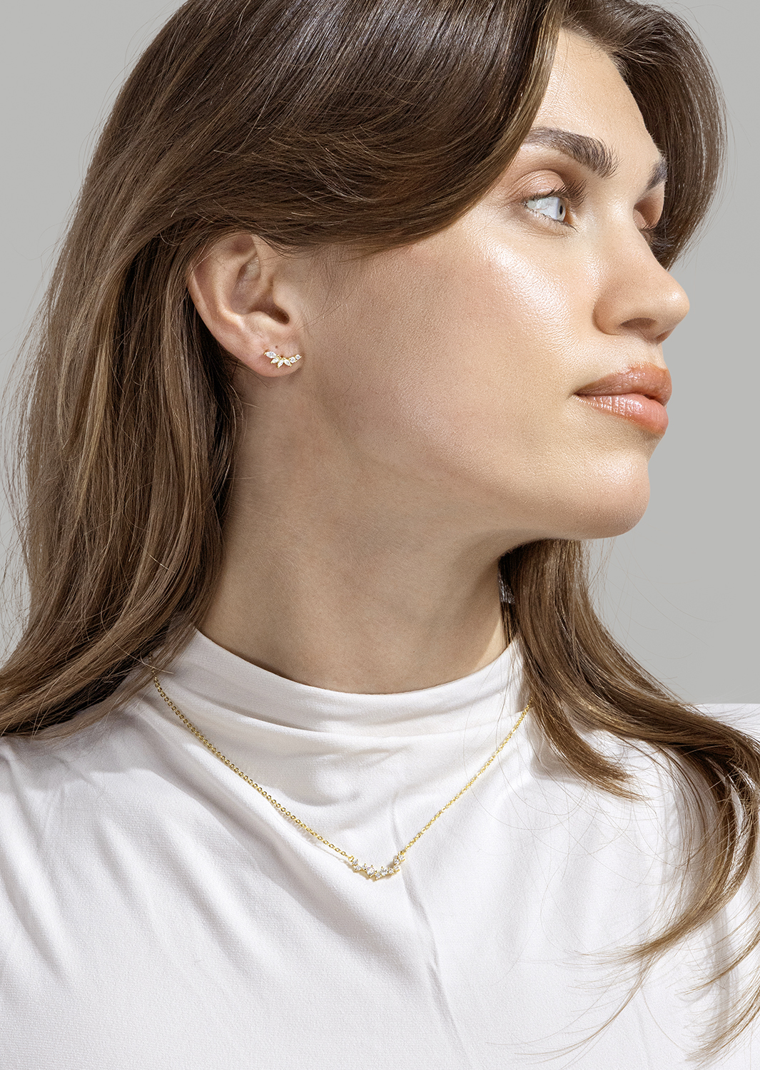 Bransoletka Lumière Spark Stack - 18k Pozłacana