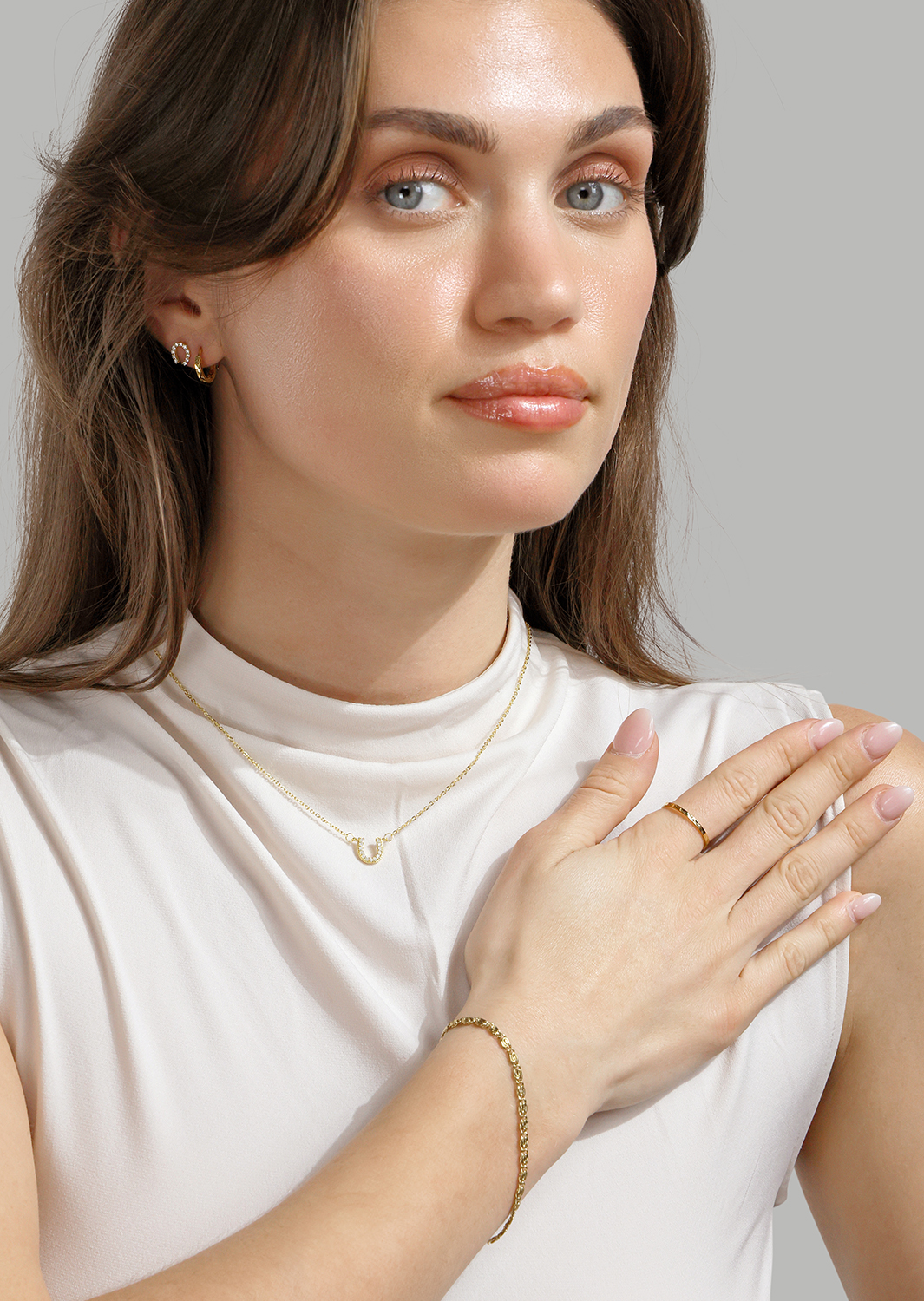 Bransoletka Eterna Link - 18k Pozłacana