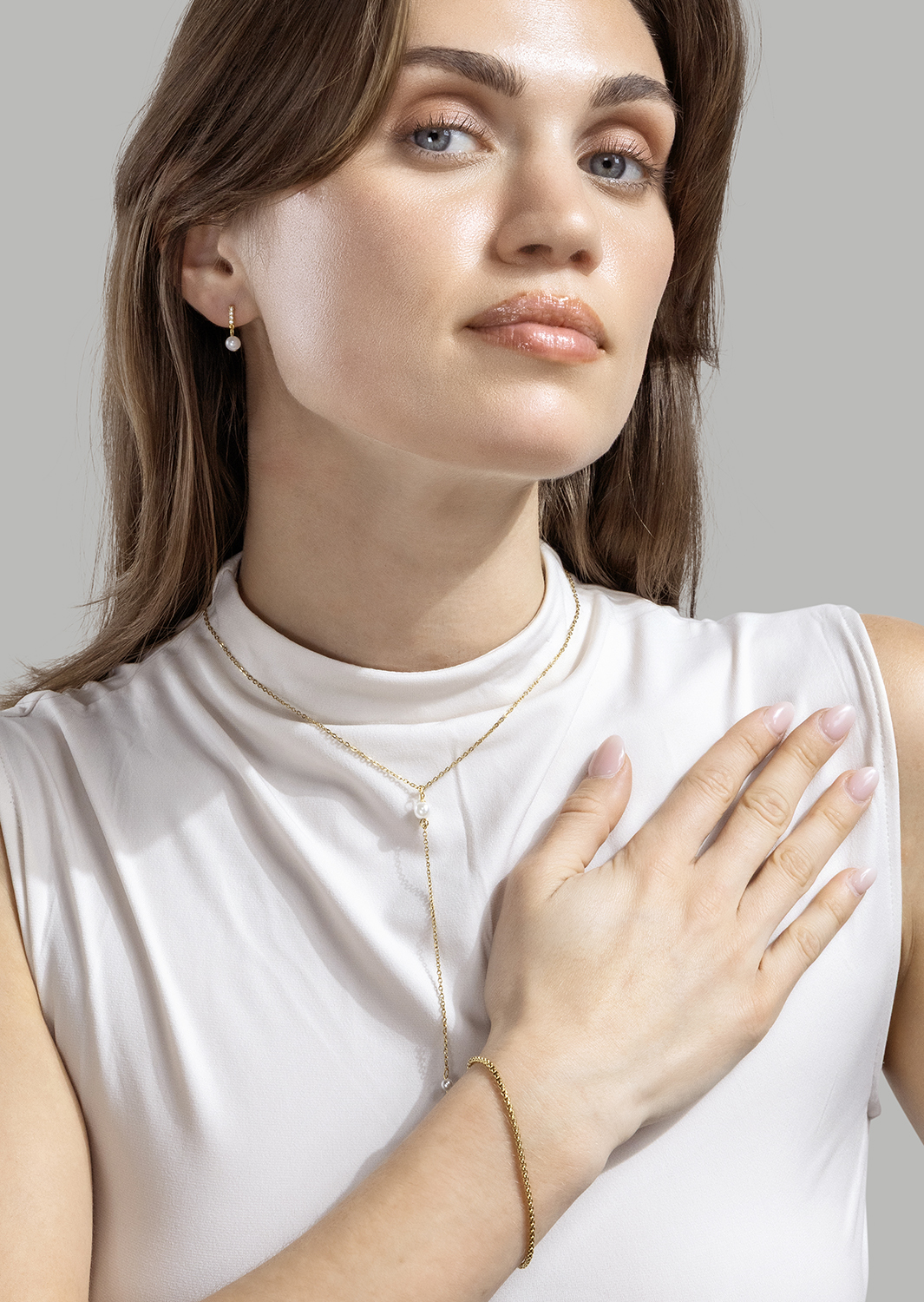 Lacona Kolczyk - 18k Gold Plated