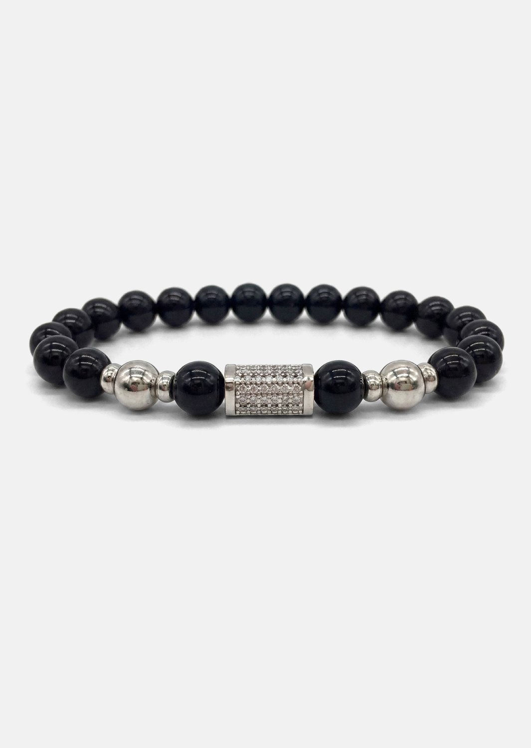 Bransoletka z koralików Obsidian Valor