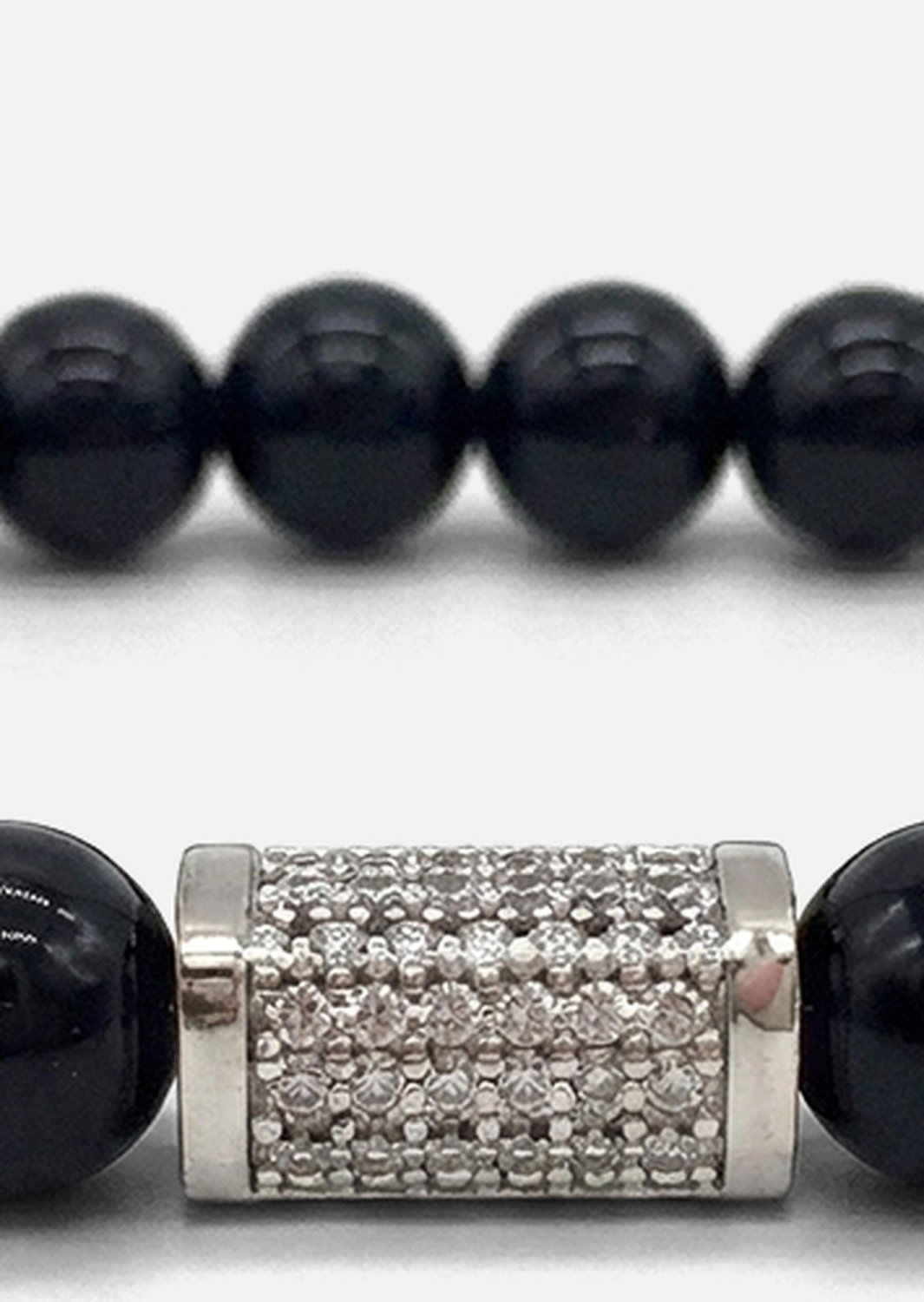 Bransoletka z koralików Obsidian Valor